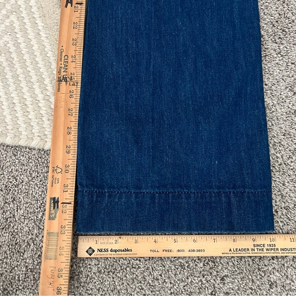 Re/Done NWT Denim Jeans Size 25 US
70s Wide Leg Pocket in True Rinse Blue - Picture 9 of 13